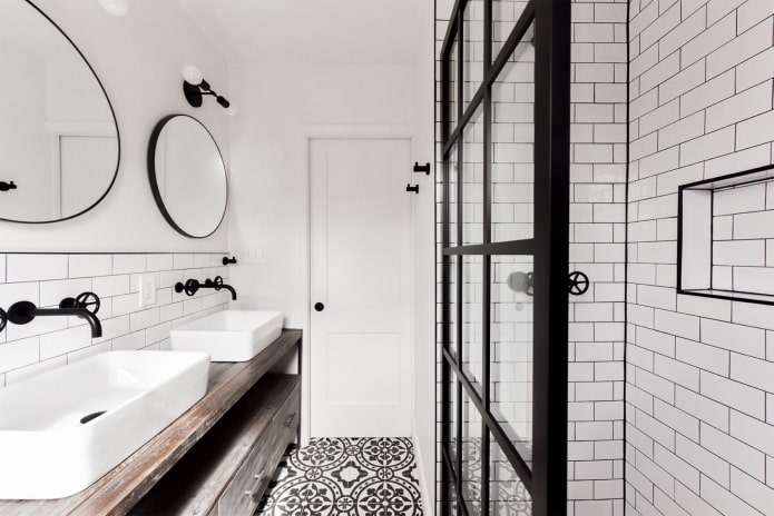 badkamer in scandi-stijl