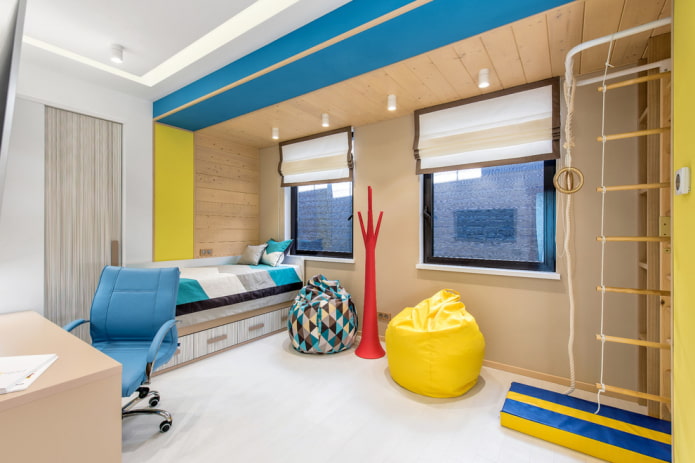 witte vloer in een kinderkamer