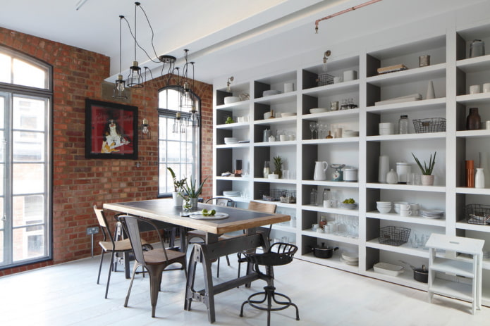 interieur in loftstijl