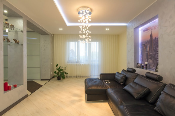 Plafondverlichting met strip