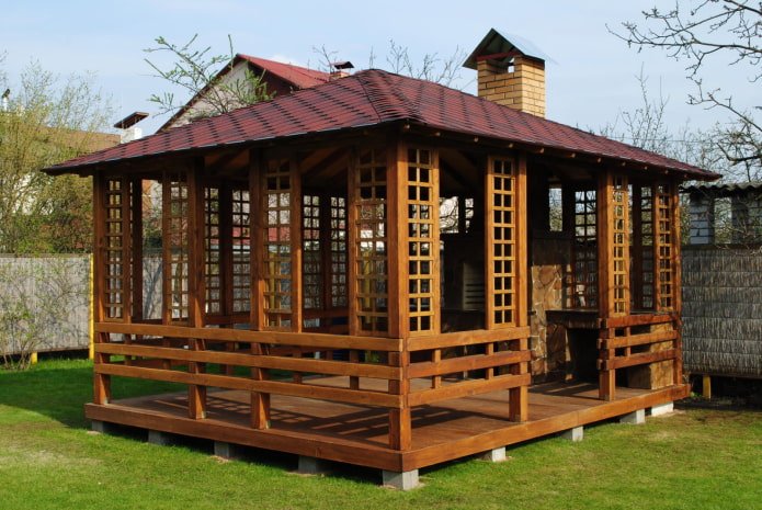 prieel in oosterse stijl