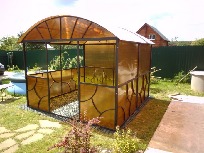 polycarbonaat prieel