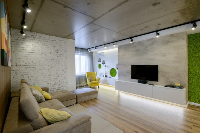 betonnen plafond