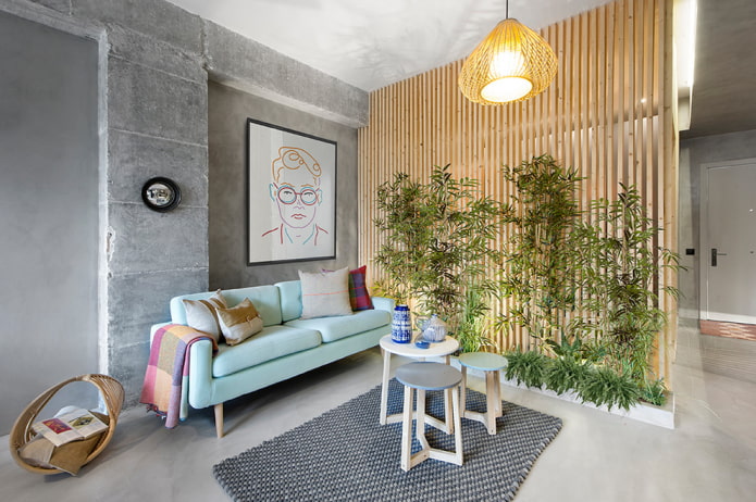 woonkamer in een moderne stijl