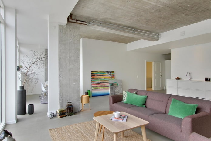 minimalisme in de woonkamer
