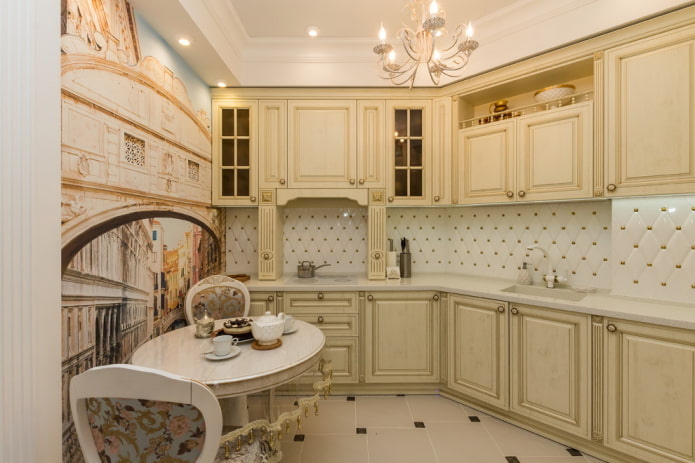 beige keukendecoratie