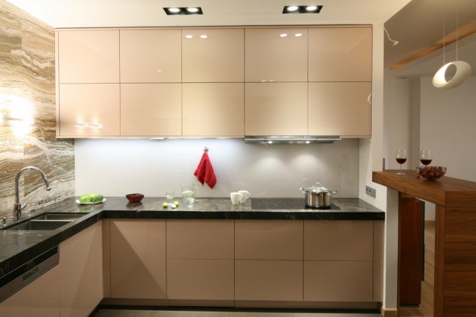 beige keukenblad