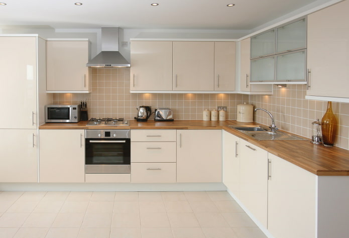 beige keukenblad