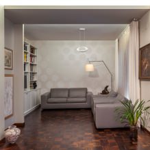 Beige behang: ontwerp, combinatie, keuze uit gordijnen, meer dan 70 foto's in het interieur het interieur-25