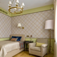 Beige behang: design, combinatie, keuze uit gordijnen, meer dan 70 foto's in het interieur - 29