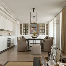 Hoe staan beige gordijnen in het interieur?-1