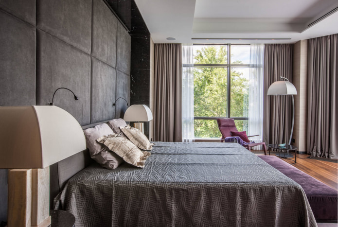slaapkamer in een moderne stijl