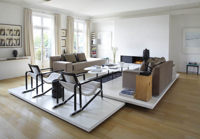 katoenen gordijnen in Scandinavische stijl