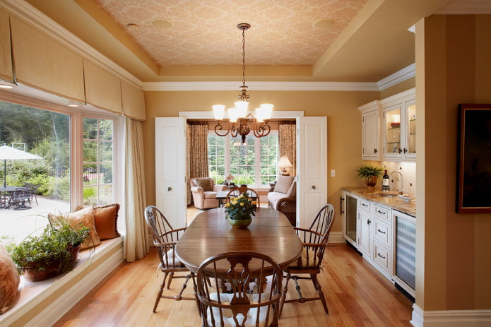 Plafond behangen