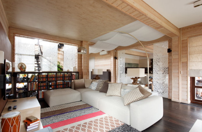 Houten plafond