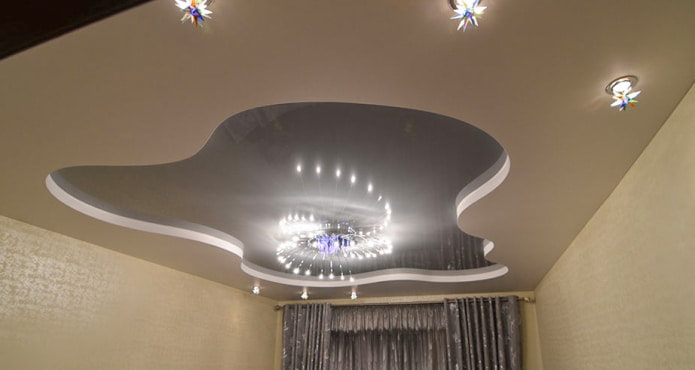 Beige-grijs plafond