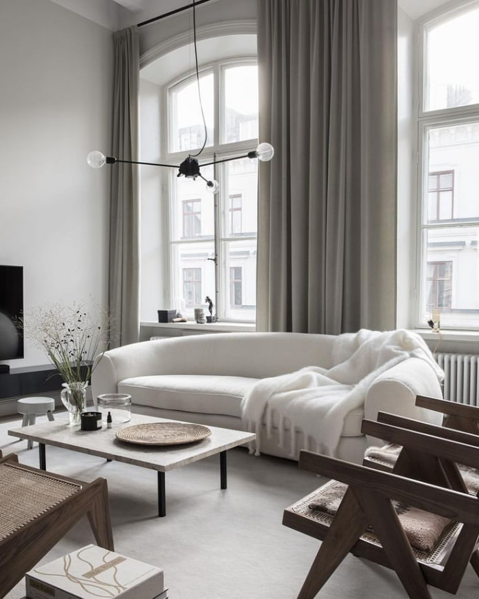 woonkamer in Scandinavische stijl