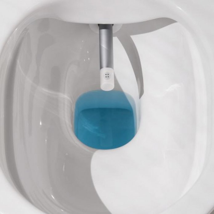randloos toilet met bidetfunctie