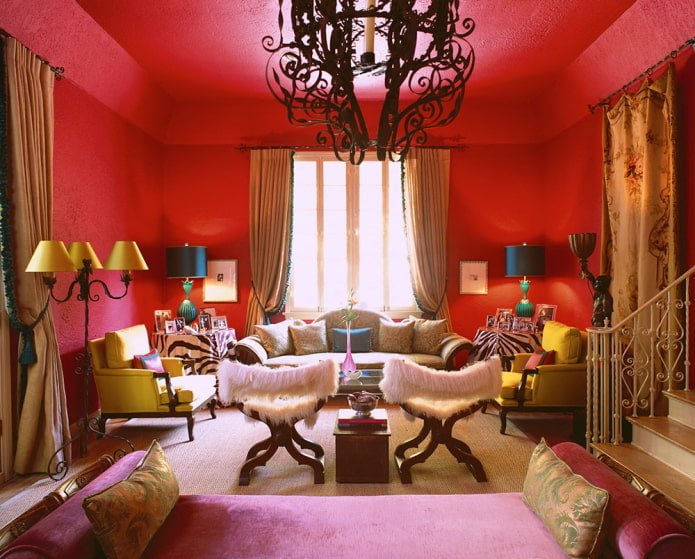 glamoureuze boho in het interieur