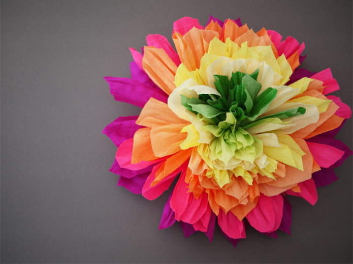 Grote veelkleurige bloem