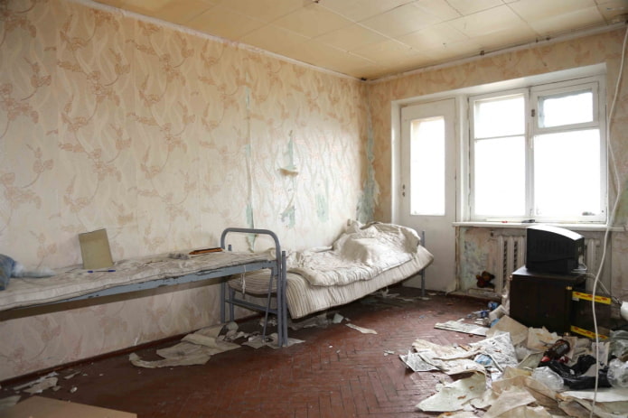 kamer zonder renovatie