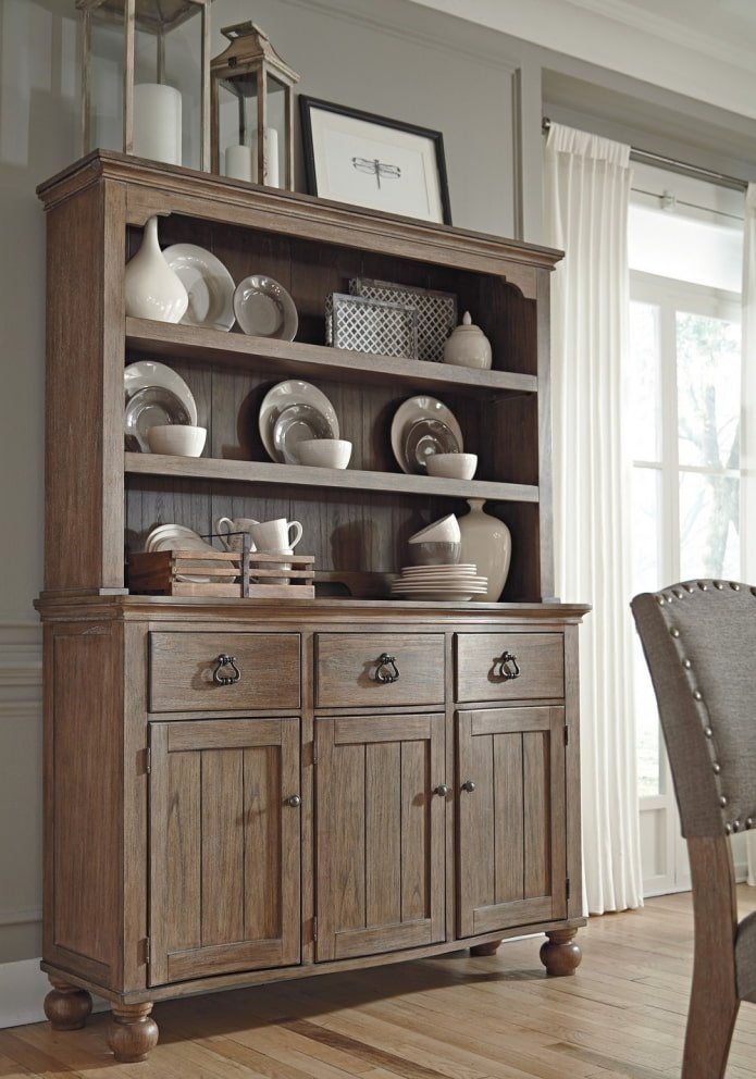 dressoir met open planken