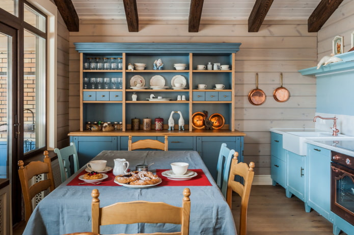 breed dressoir voor servies