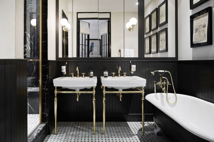 gouden sanitair