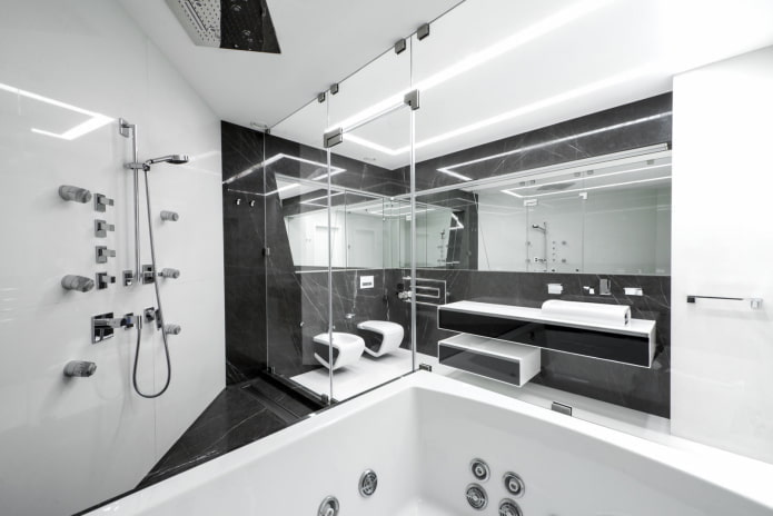 Hightech badkamer 