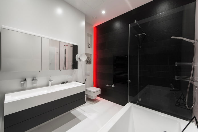 minimalistische badkamer