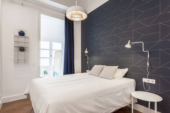 Vliesbehang in de slaapkamer
