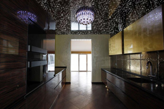 plafond met glitter