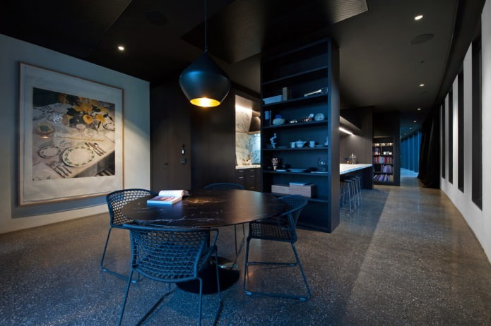 hanglamp boven de eettafel