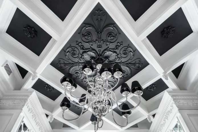 Zwart-wit plafond