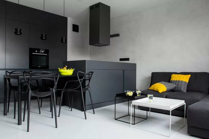 heldere accenten in het interieur