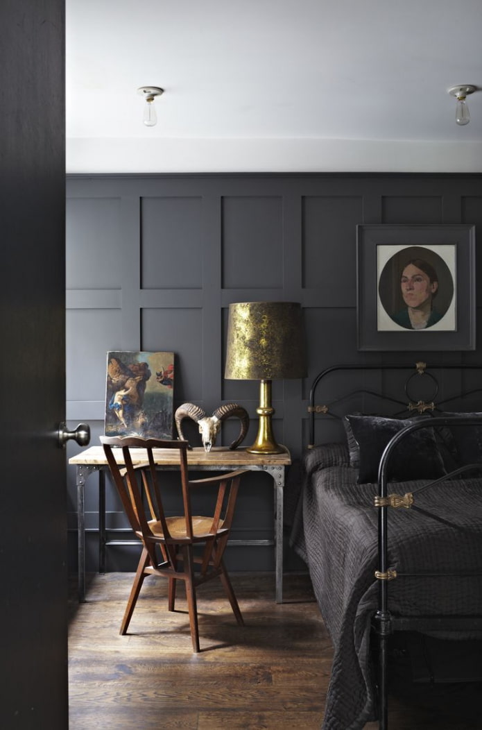 werkruimte in de slaapkamer