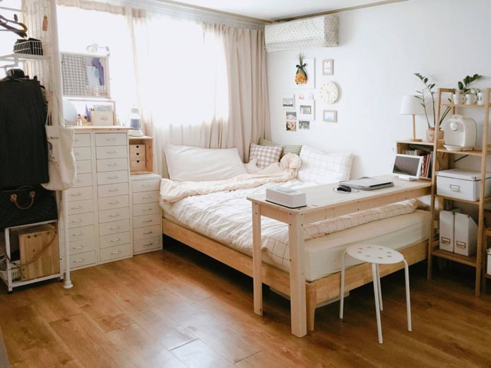 NEIDEN bed in het interieur