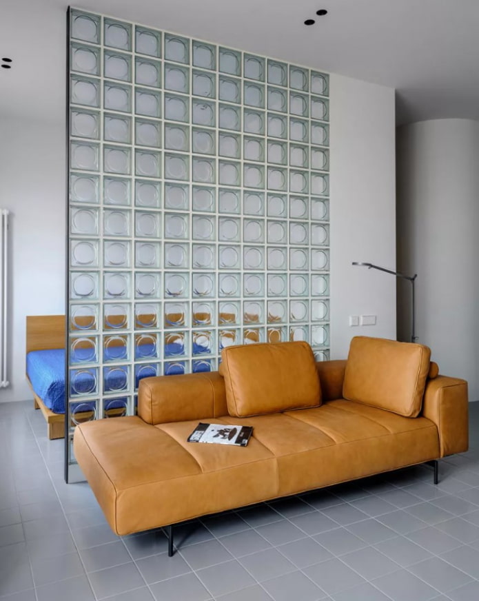 studio-indeling met een slaapkamer