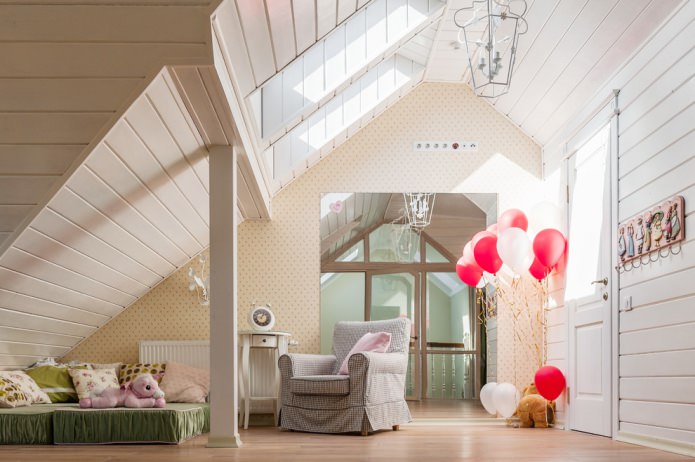 kinderkamer op zolder