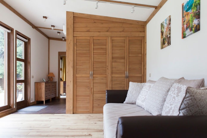 Scandinavisch interieur van een landhuis