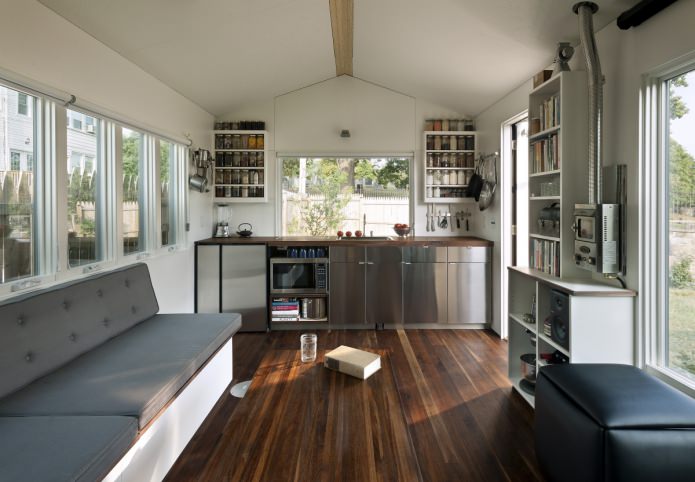 klein interieur van een landhuis