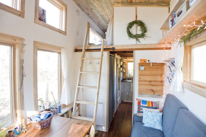 compact interieur van een landhuis