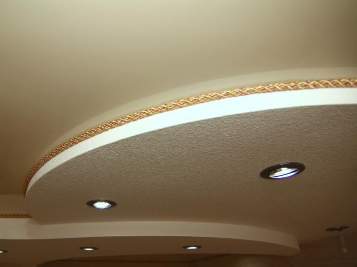 decoratief snoer aan het plafond