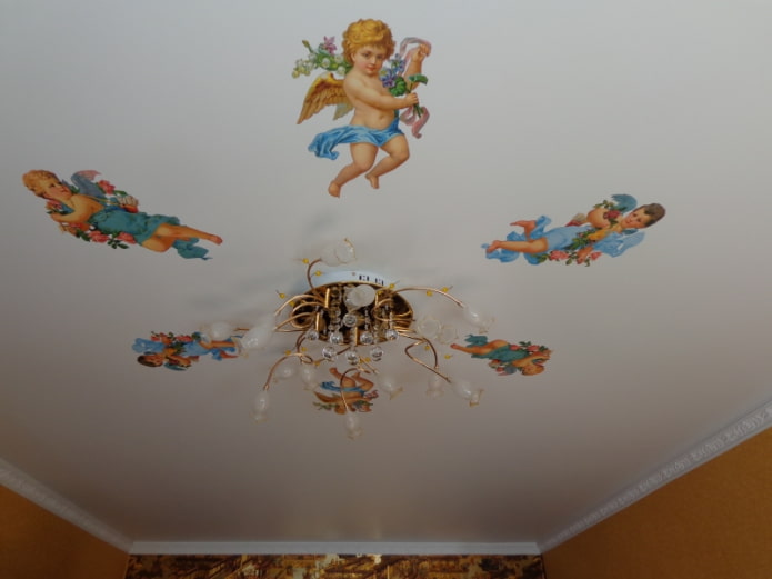 engelen op het plafond