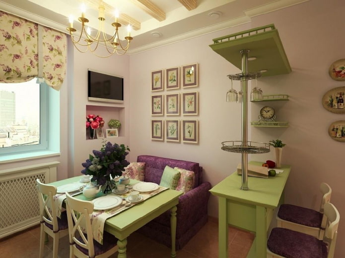 keukenmuurdecoratie in Proven?aalse stijl