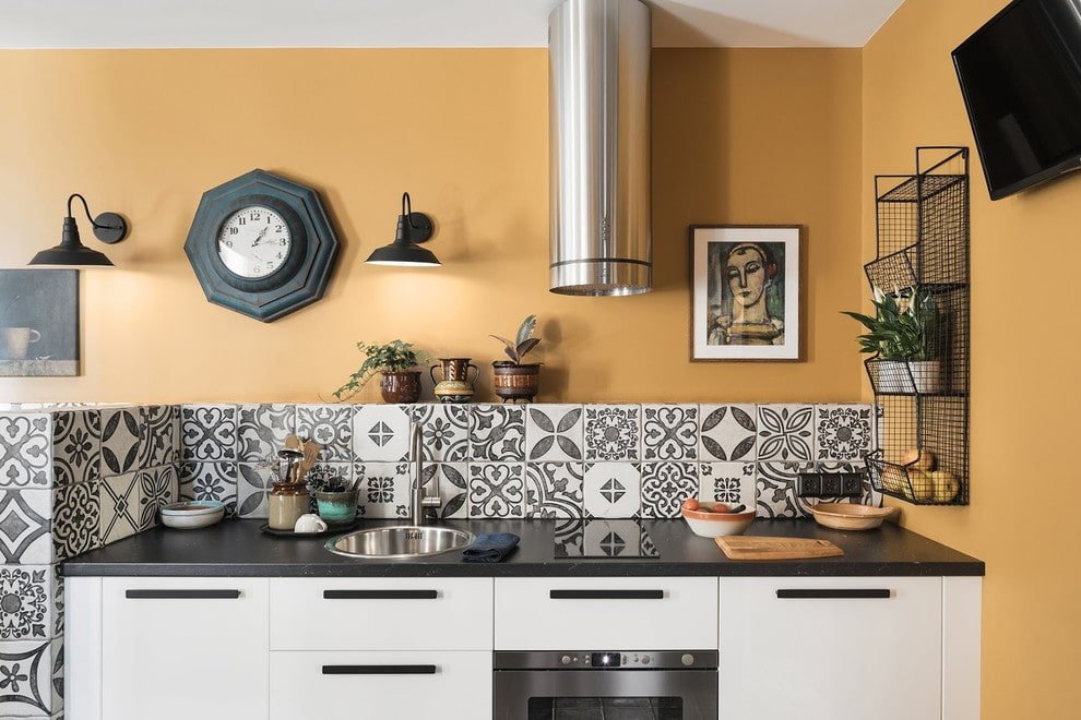 Muurdecoratie in de keuken