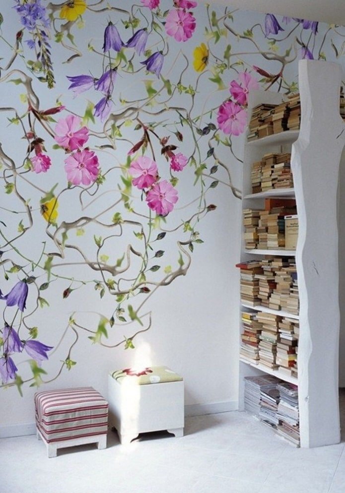 muurkunst in het interieur