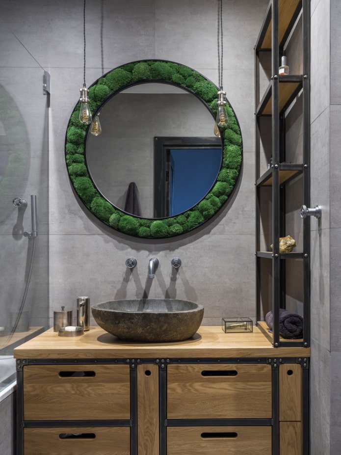 decoratie spiegelproduct in eco-stijl