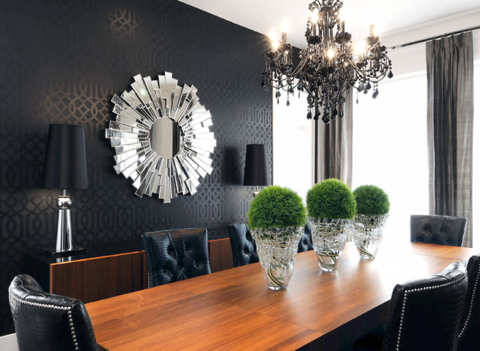 spiegeldecoratie in art-decostijl