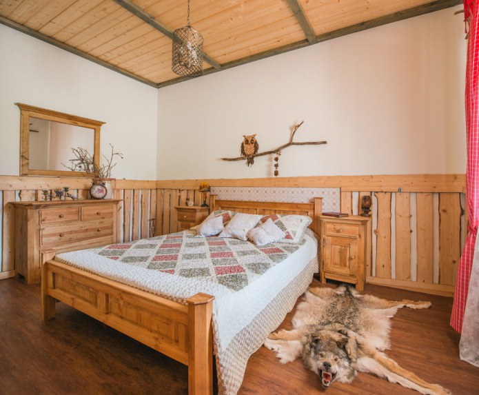 landelijke slaapkamer